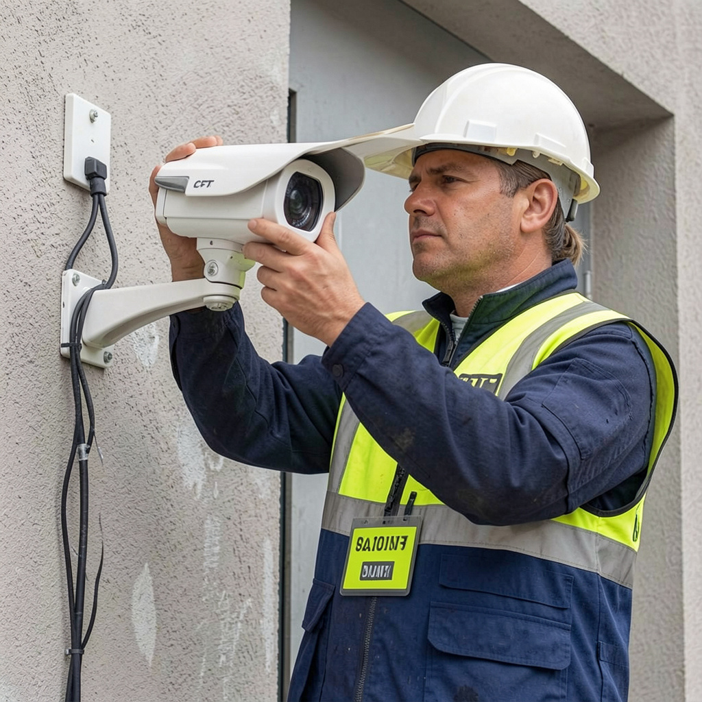 Instalação e manutenção de sistema de segurança eletrônica